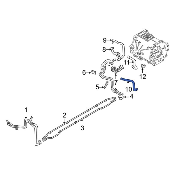 Engine Coolant Pipe