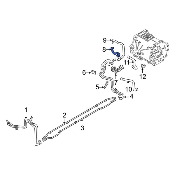 Engine Coolant Pipe