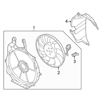 Audi OE - Cooling Fan