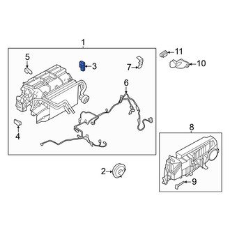 Audi OE - HVAC Air Inlet Door Actuator