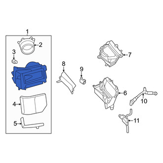 Audi OE - HVAC Blower Motor Housing