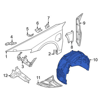 Audi OE - Front Left Fender Splash Shield