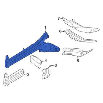 Audi OE - Front Left Frame Side Member