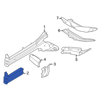Audi OE - Front Left Frame Rail End