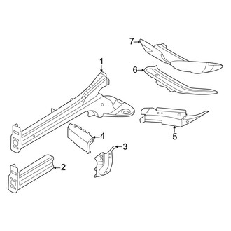 Audi OE - Fender - Structural Components & Rails (Lower Rail)