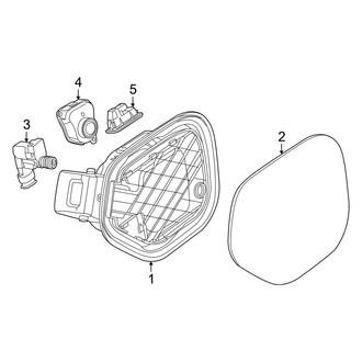 Audi OE - Fender Components (Charging Port)