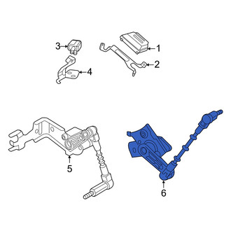Audi OE - Rear Left Suspension Ride Height Sensor