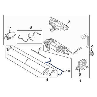 Audi OE - Front Air Suspension Compressor Line