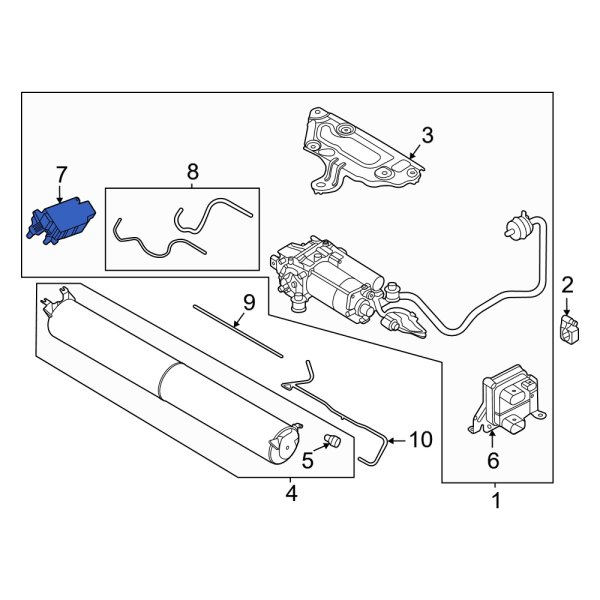 Audi OE 971616056C Suspension SelfLeveling Valve