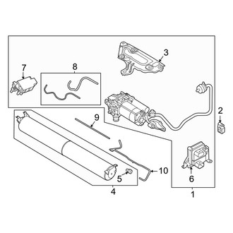 Audi OE - Electrical - Ride Control Components (Compressor & Lines)