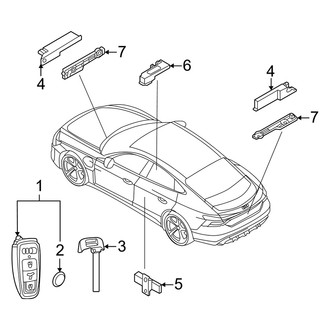 Audi OE - Electrical - Keyless Entry Components