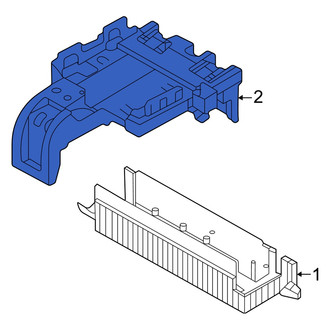 Audi OE - Front Fuse and Relay Center Base