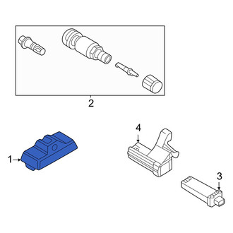 Audi OE - Tire Pressure Monitoring System (TPMS) Sensor