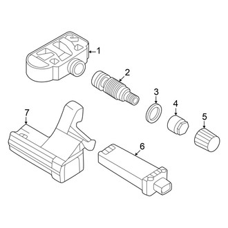 Audi OE - Electrical - Tire Pressure Monitor Components