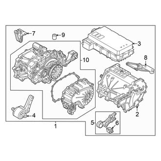 Audi OE - Rear Hybrid Electric Motor and Transmission Assembly