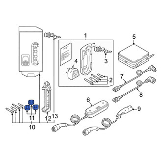 Audi OE - Drive Motor Battery Pack Charger Bracket