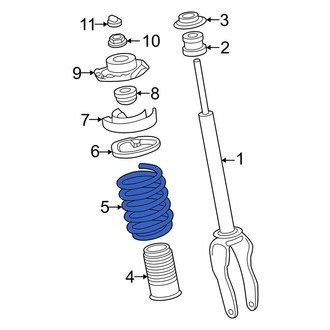 Audi OE - Front Coil Spring
