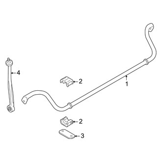 Audi OE - Front Suspension - Stabilizer Bar & Components