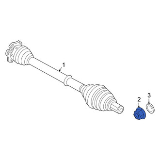 Audi OE - Front CV Joint Nut