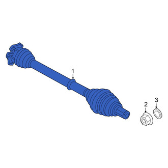 Audi OE - Front Left CV Axle Assembly