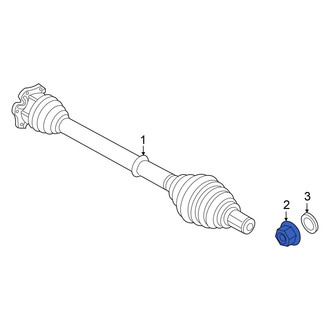 Audi OE - Front CV Joint Nut