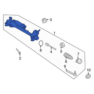 Audi OE - Front Rack and Pinion Assembly