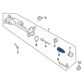 Audi OE - Rack and Pinion Bellows