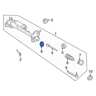 Audi OE - Front Inner Rack and Pinion Bellows Clamp
