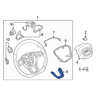 Audi OE - Lower Steering Wheel Trim