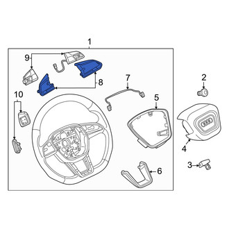 Audi OE - Lower Steering Wheel Trim