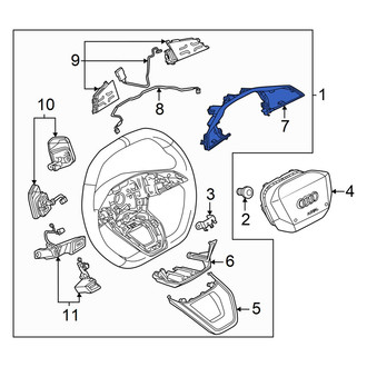 Audi OE - Lower Steering Wheel Trim