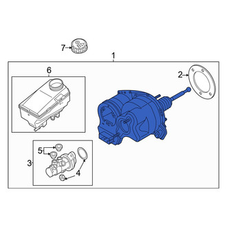 Audi OE - Power Brake Booster