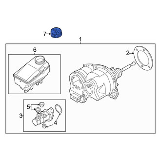 Audi OE - Brake Master Cylinder Reservoir Cap