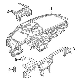 Audi OE - Instrument Panel Components (Panel & Components)