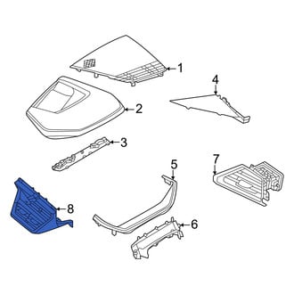 Audi OE - Center Dashboard Air Vent