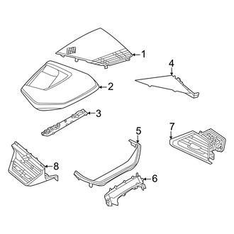 Audi OE - Instrument Panel Components (Trim & Components, Upper)