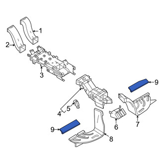 Audi OE - Left Dashboard Air Vent