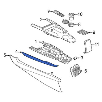 Audi OE - Console Trim Panel