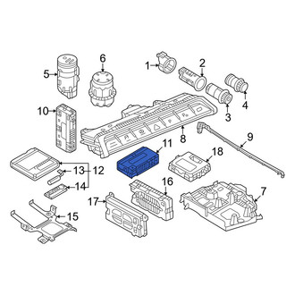Audi OE - Center Rear Audio Auxiliary Jack