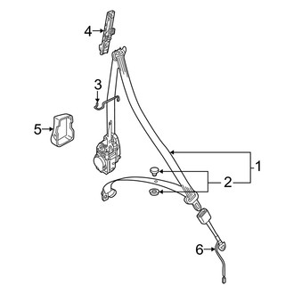 Audi OE - Restraint Systems - Front Seat Belts