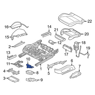 Audi OE - Front Right Air Bag Seat Sensor Mat