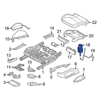 Audi OE - Front Seat Lumbar Motor