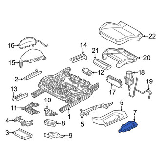 Audi OE - Front Right Power Seat Switch