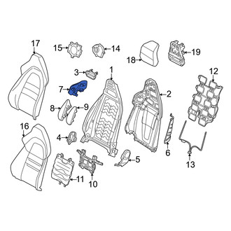 Audi OE - Front Upper Seat Back Panel