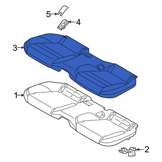 Audi OE - Rear Seat Cover