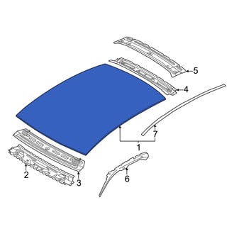 Audi OE - Sunroof Glass