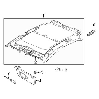 Audi OE - Roof - Interior Trim