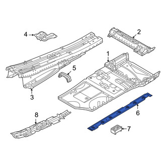 Audi OE - Front Left Floor Pan Splash Shield