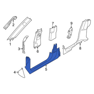 Audi OE - Front Left Door Sill Plate