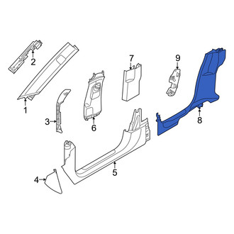 Audi OE - Front Left Door Sill Plate